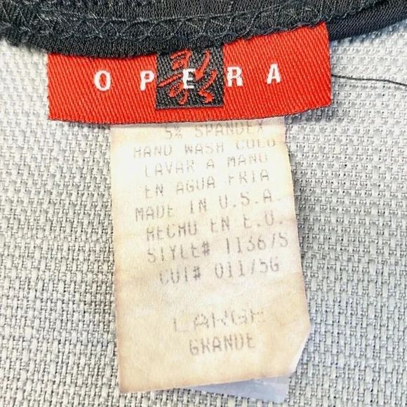 OPERA Women Sleeveless Pullover Size Large V-Neck Black Spaghetti Straps Tanktop - Picture 9 of 11